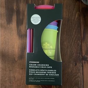 Starbucks color changing cups